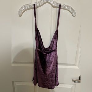 Free People Cowl Neck Low Back Top NWT size S